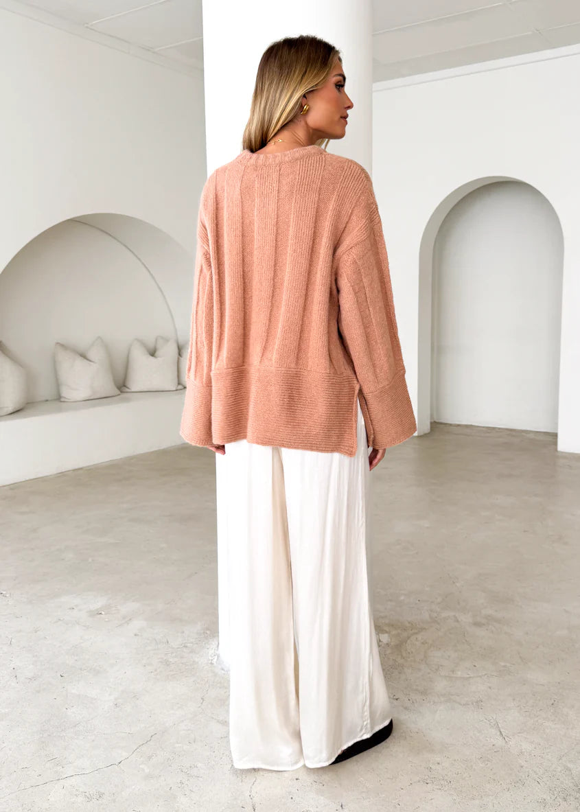 Adnorra Sweater - Rose
