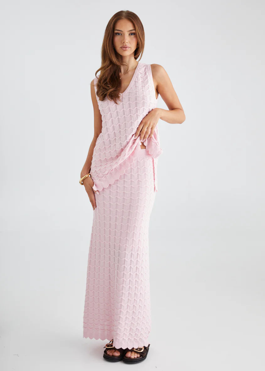 Nerida Knit Top - Pink