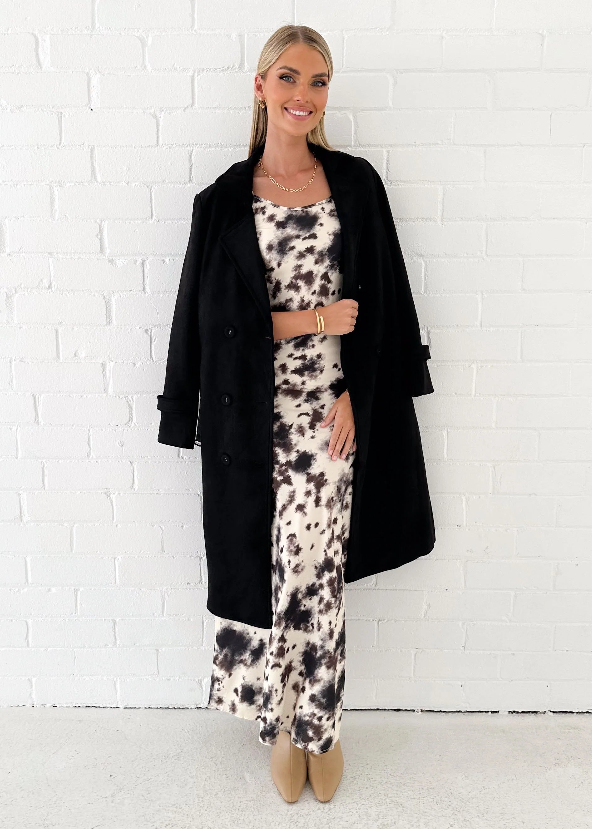 Camyren Maxi Dress - Ink Tie Dye