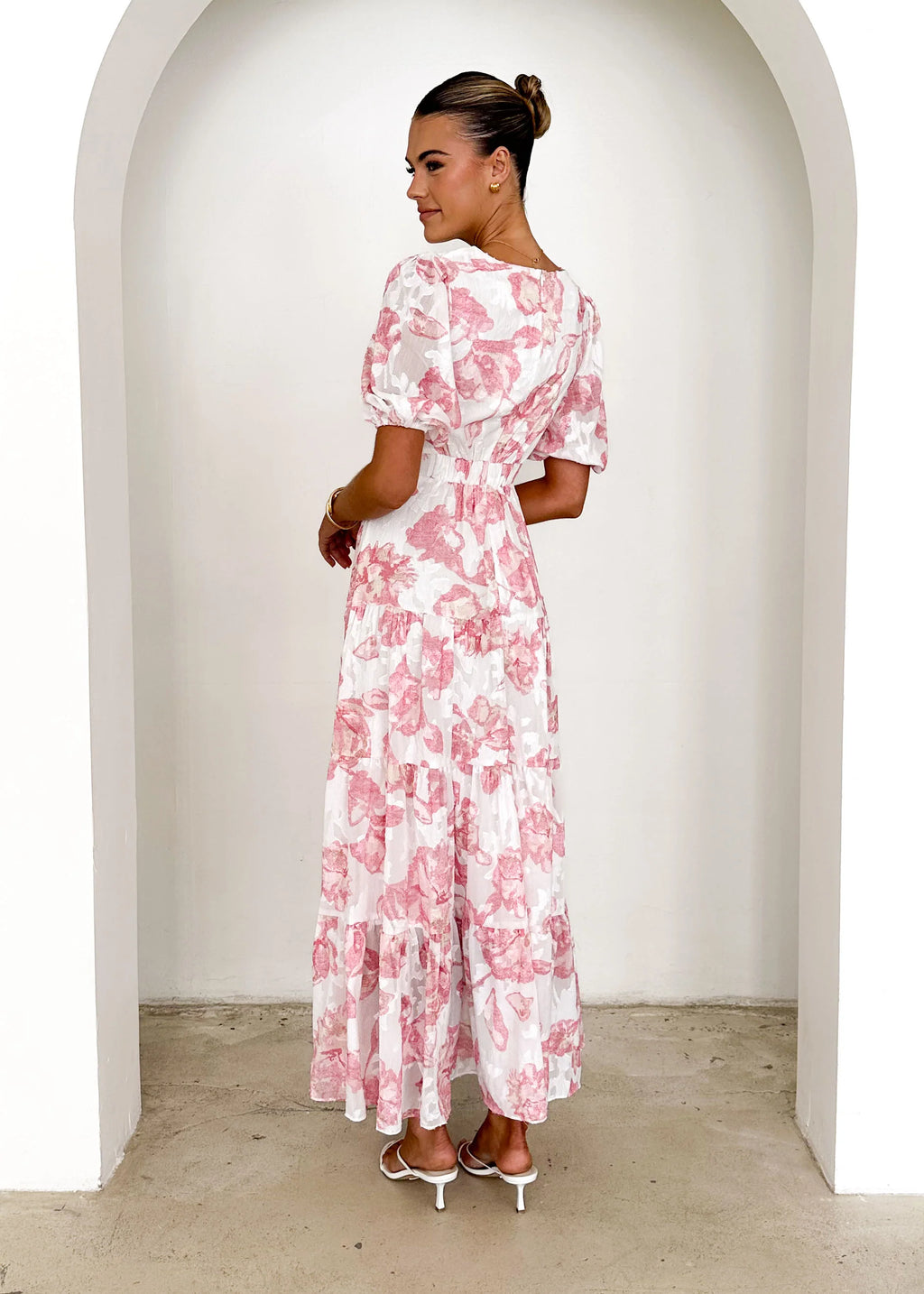 Casablanca Maxi Dress - Pink Rose