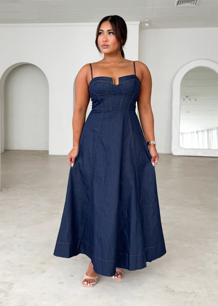 Braelynn Maxi Dress - Indigo