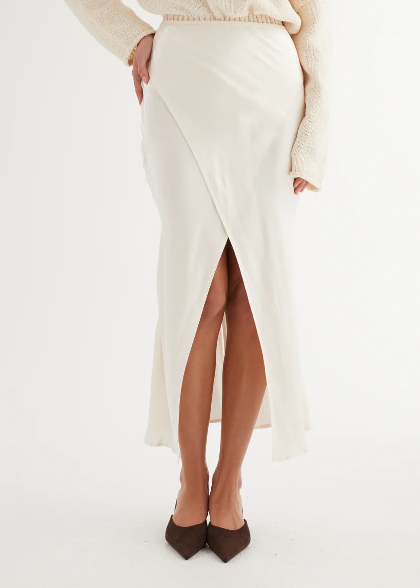 Kutti Midi Skirt - Cream