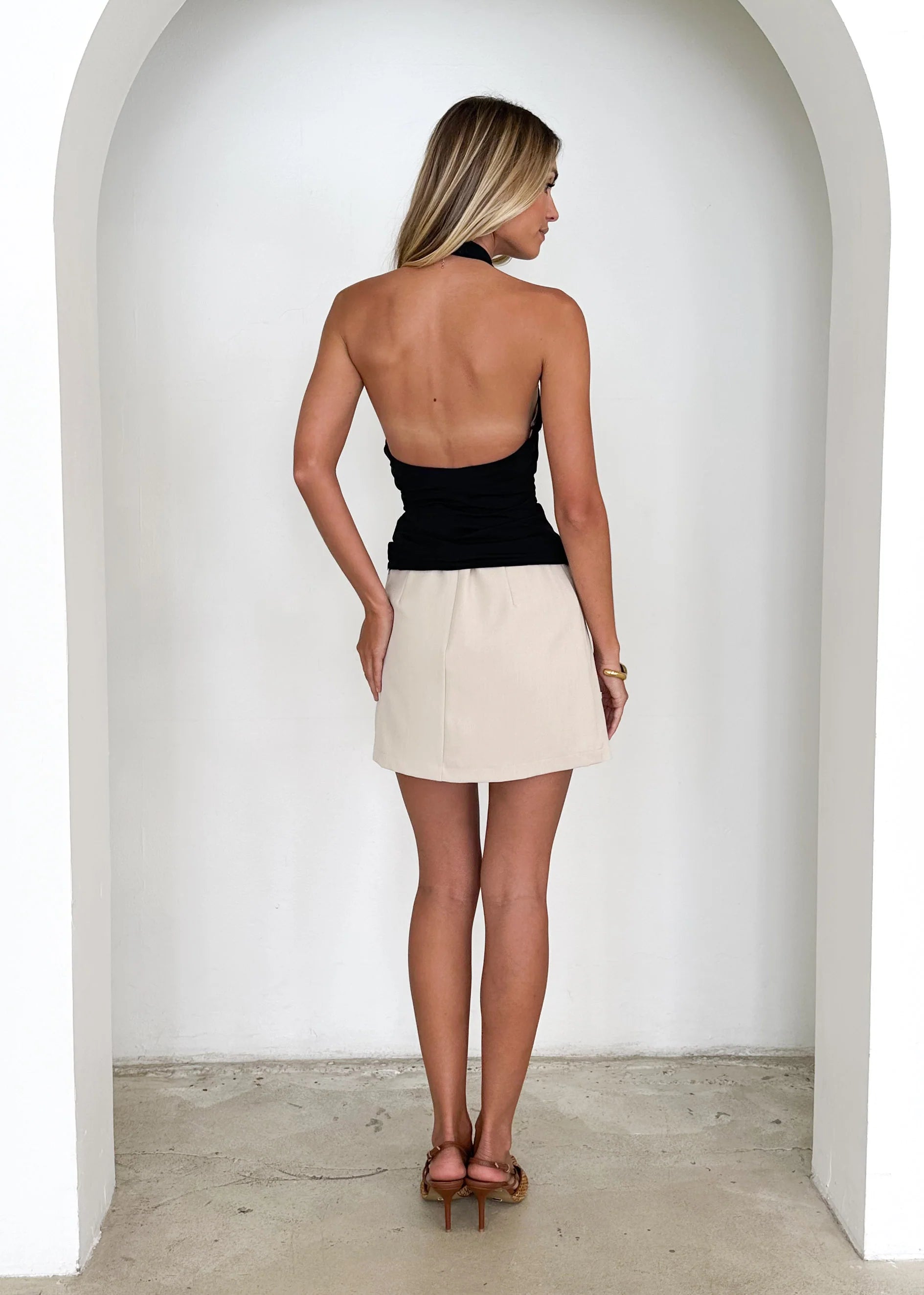 Husky Halter Top - Black