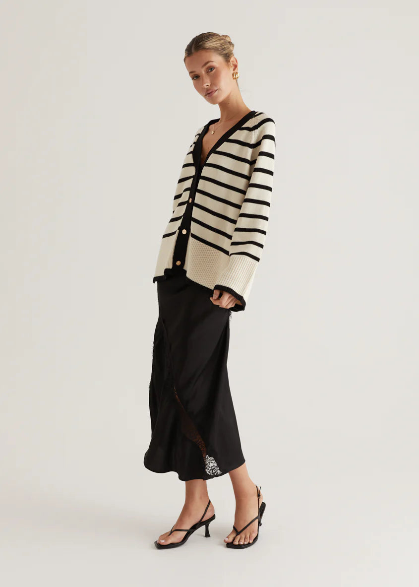 Cassidy Sweater - Cream Stripe