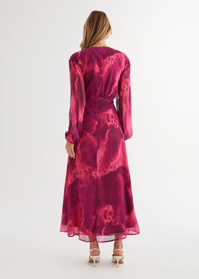 Primavera Maxi Dress - Pink Splash