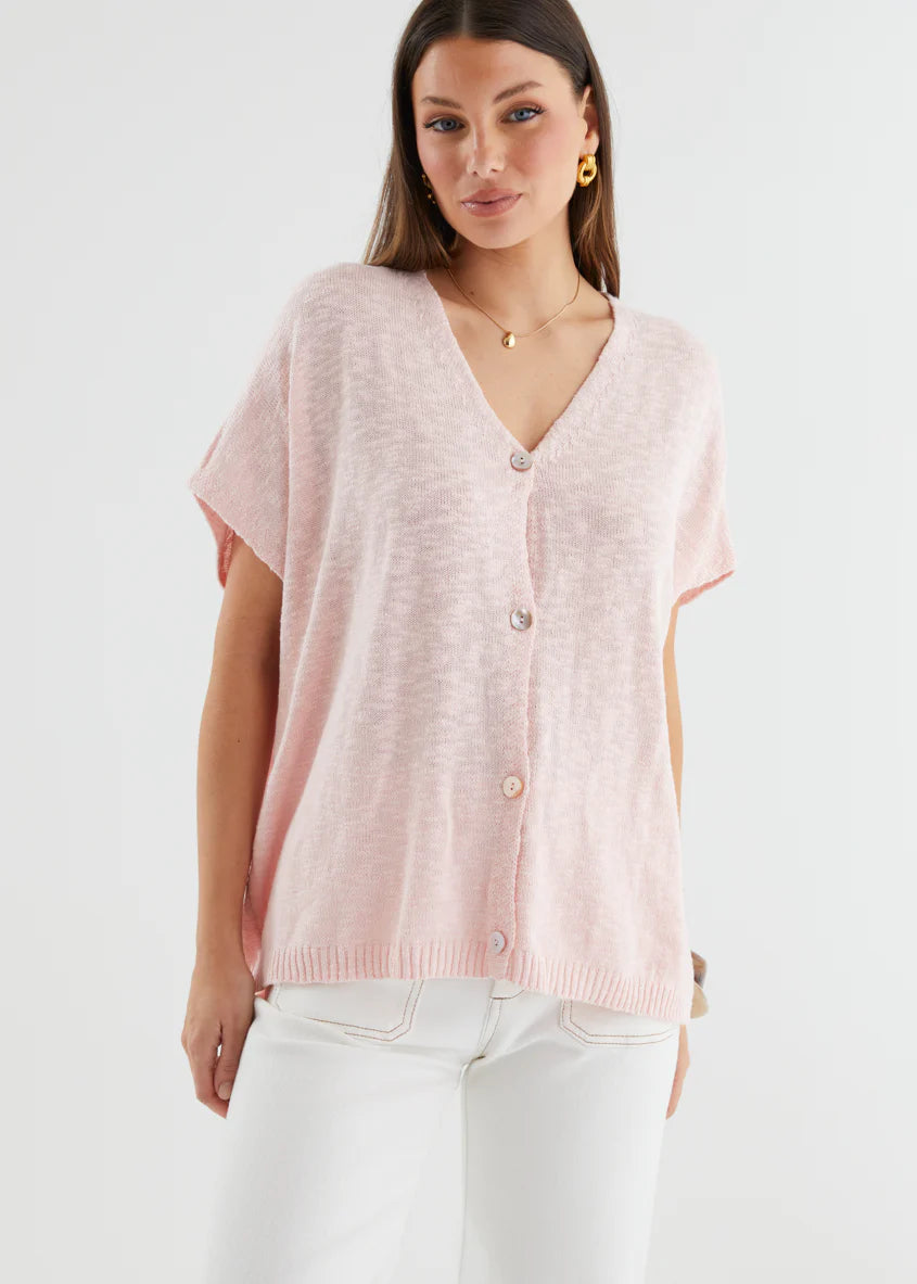 Aria Knit Top - Cotton Candy