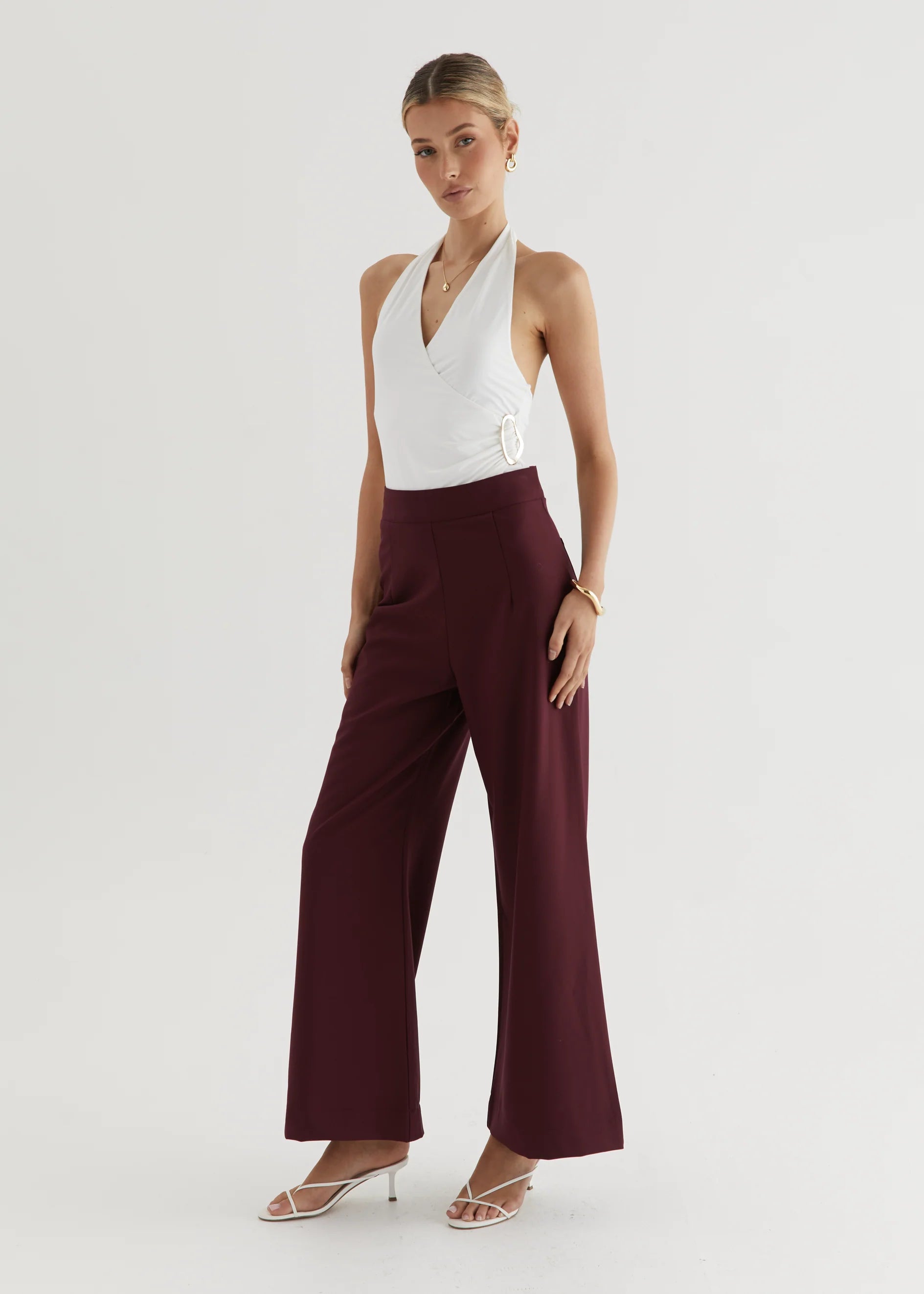 Newport Pants - Wine