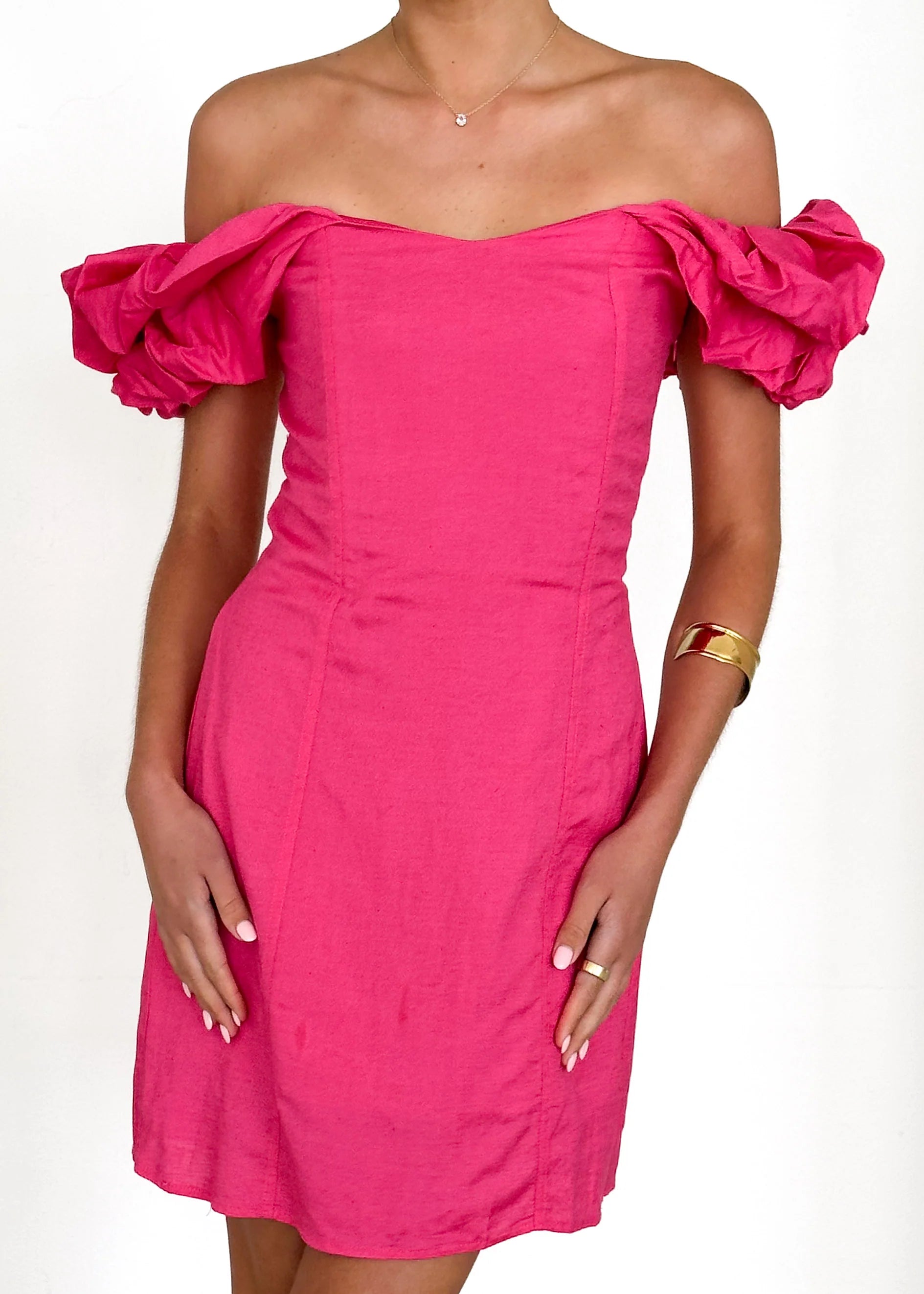 Ophelia Dress - Magenta