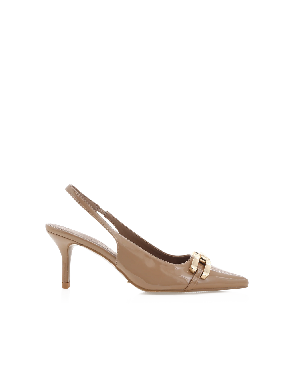 Dorothea Heels - Taupe Patent
