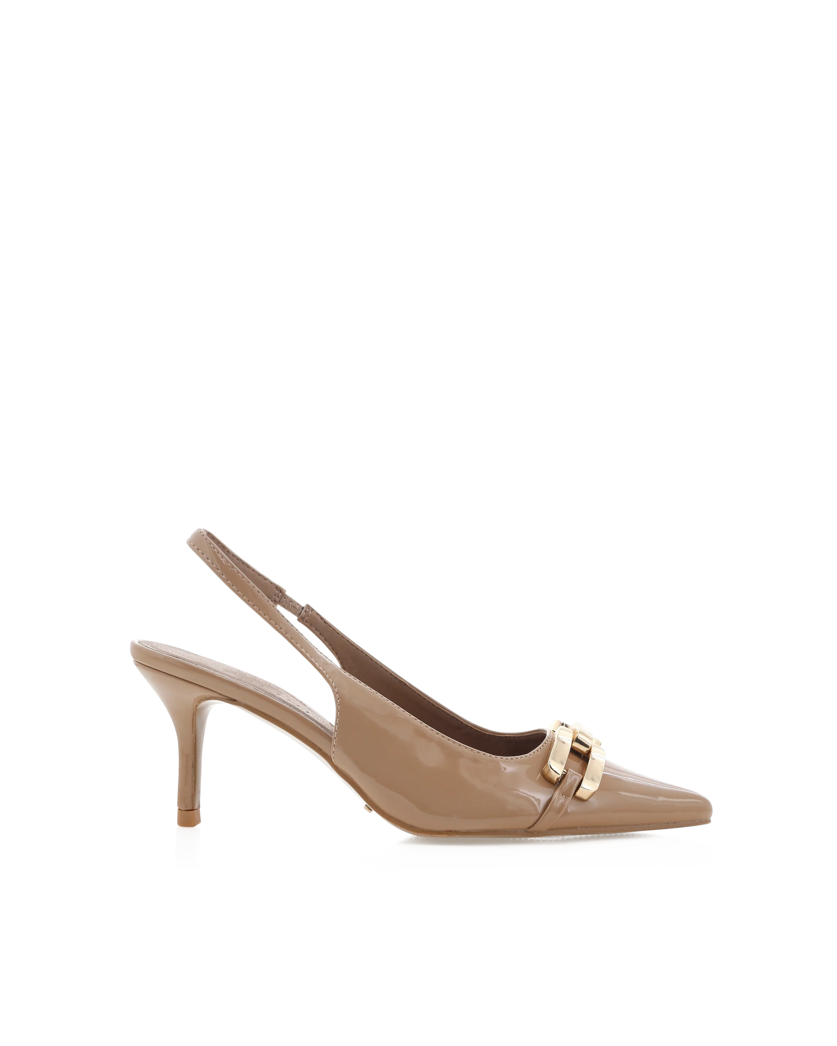 Dorothea Heels - Taupe Patent