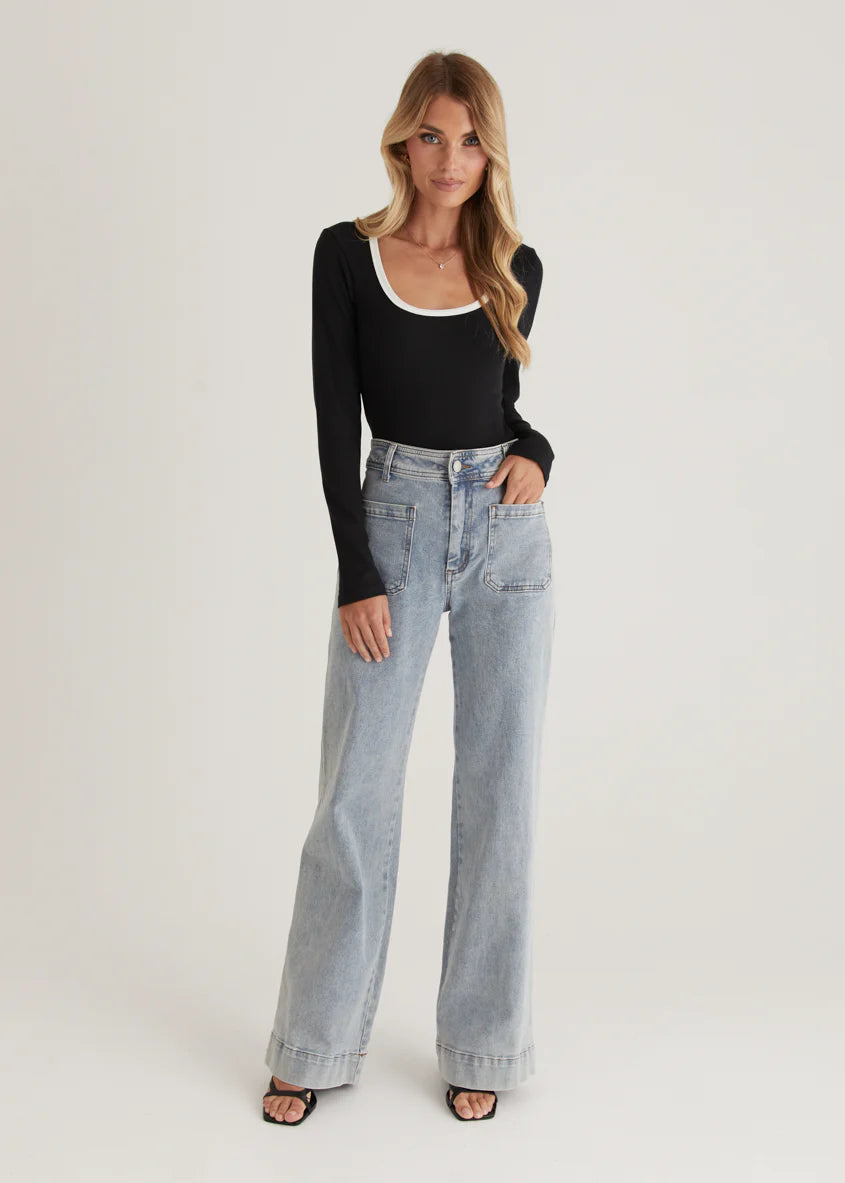 Kosey Knit Top - Black