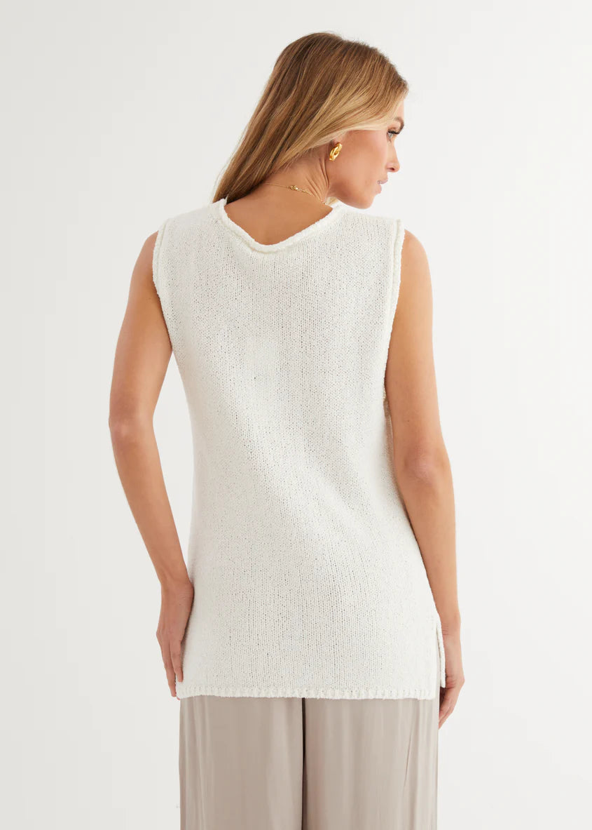 Zoeva Knit Top - Off White