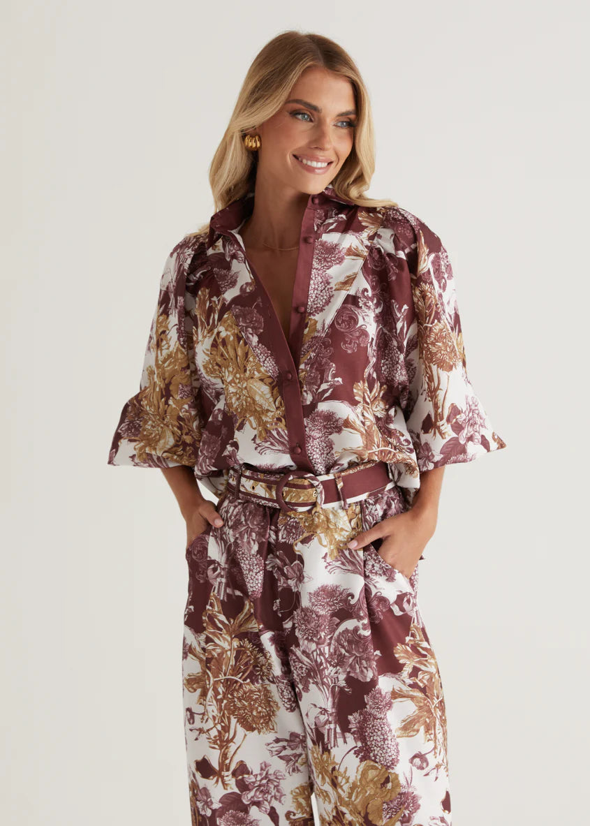 Tethroe Shirt - Merlot Chateau