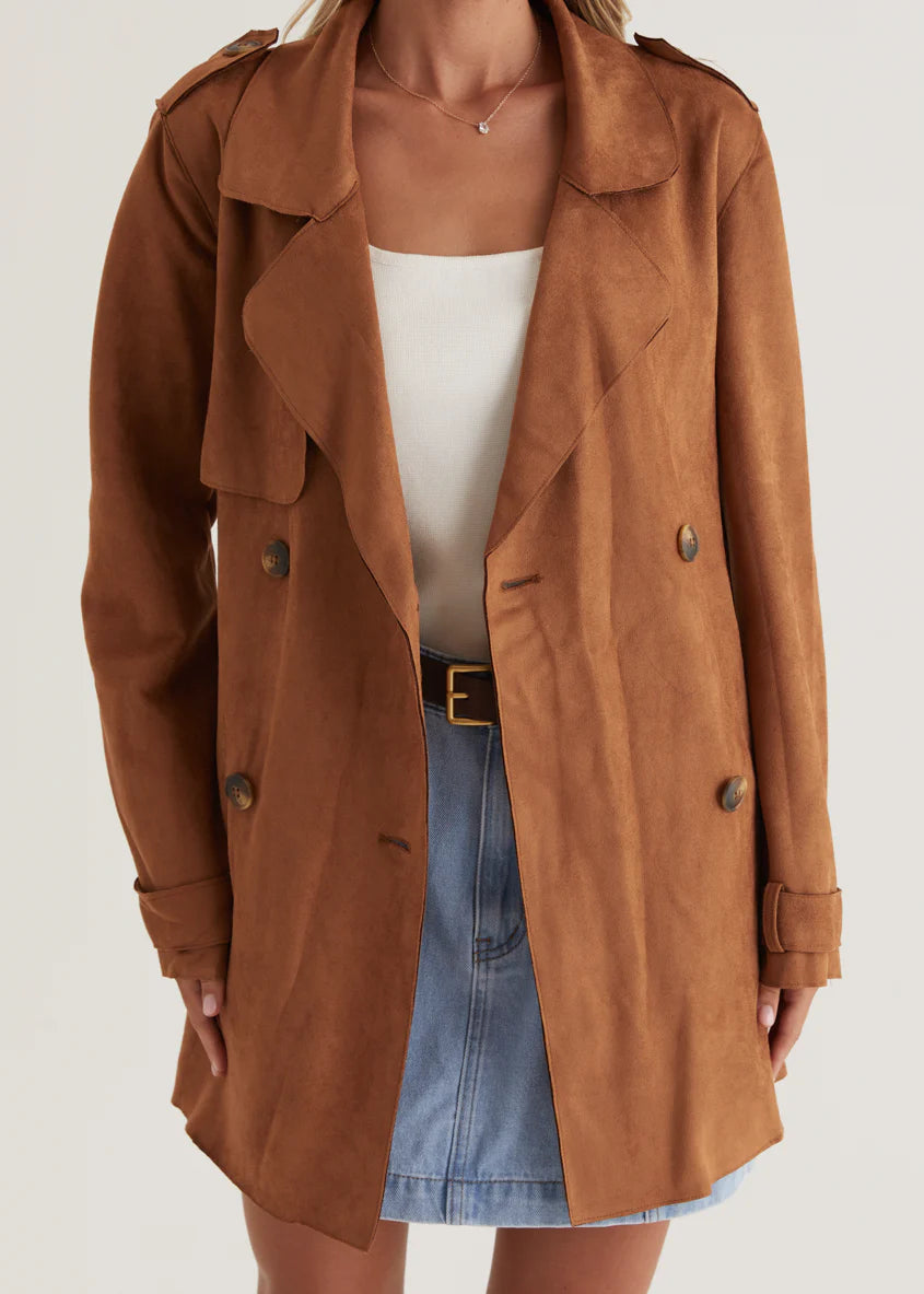 Lexington Suede Jacket - Tan