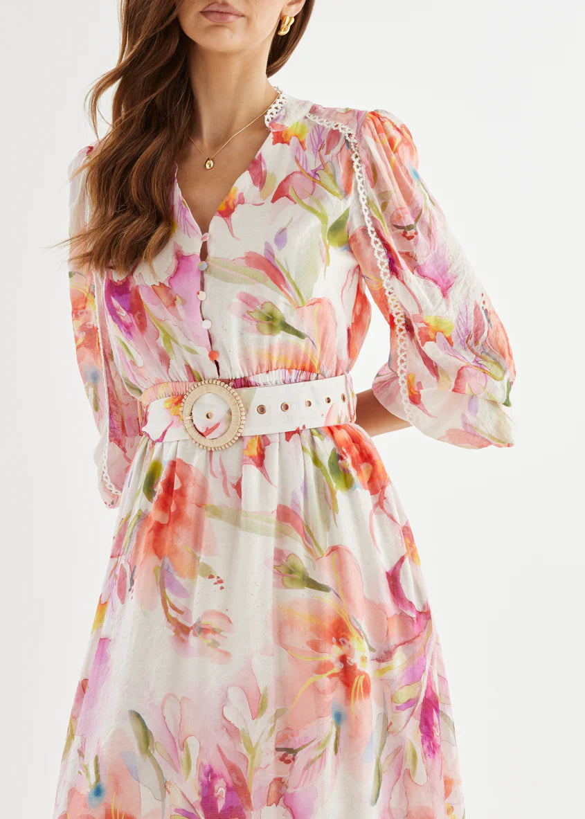 Milan Maxi Dress - Spring Bloom