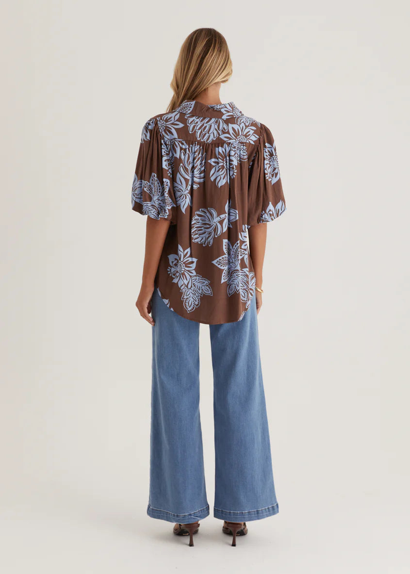 Nouvella Shirt - Choc Captivate