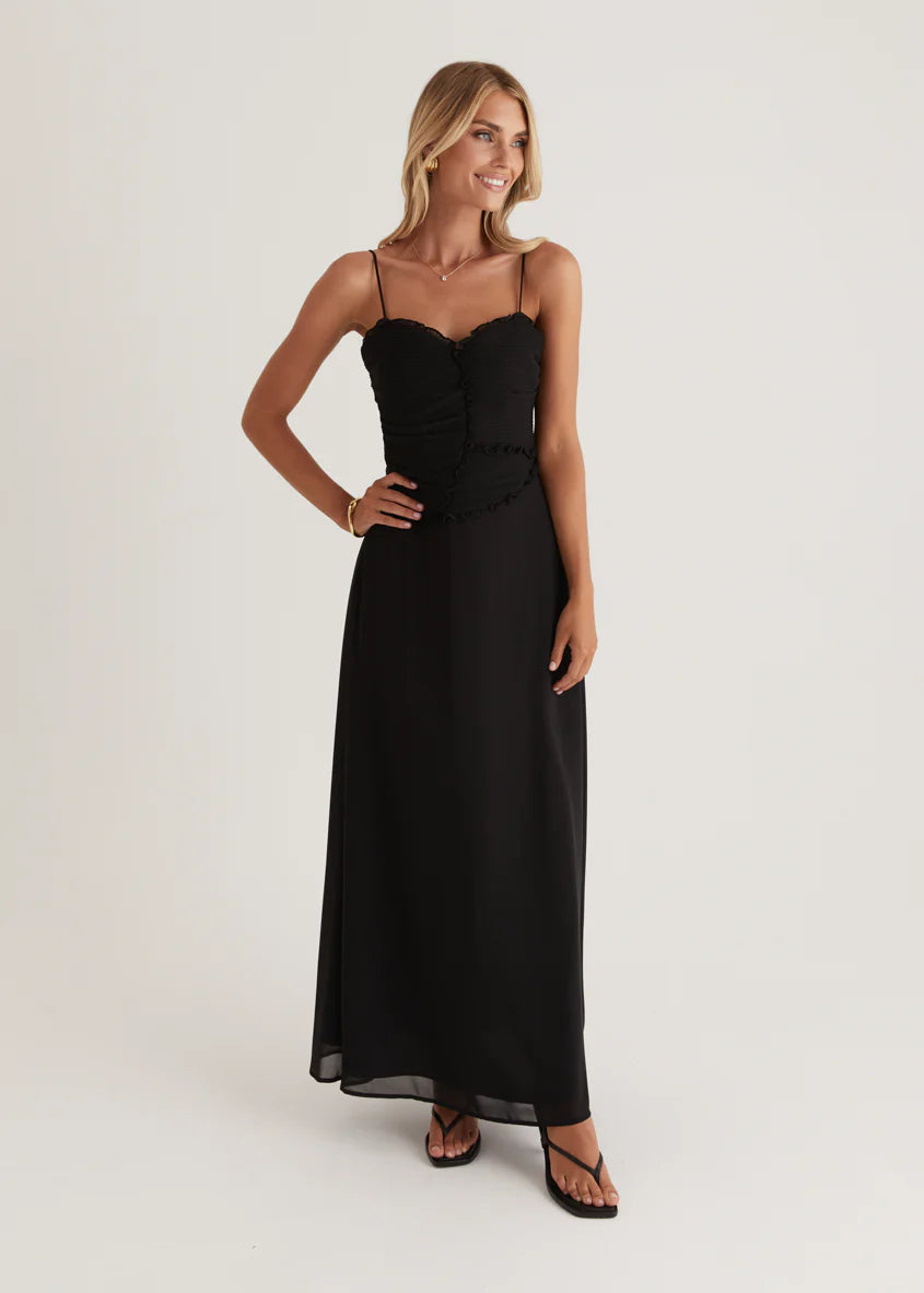 Kimmy Maxi Dress - Black