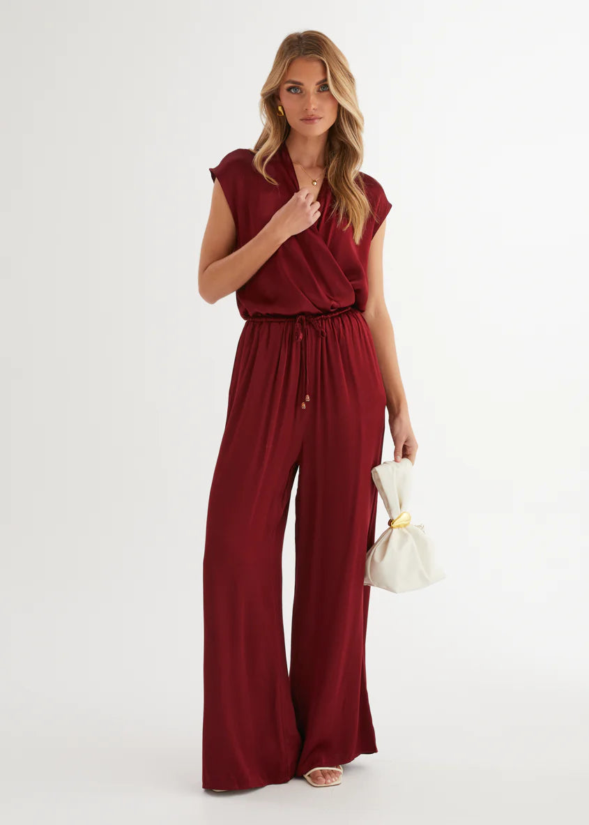 Charlie Pants - Burgundy