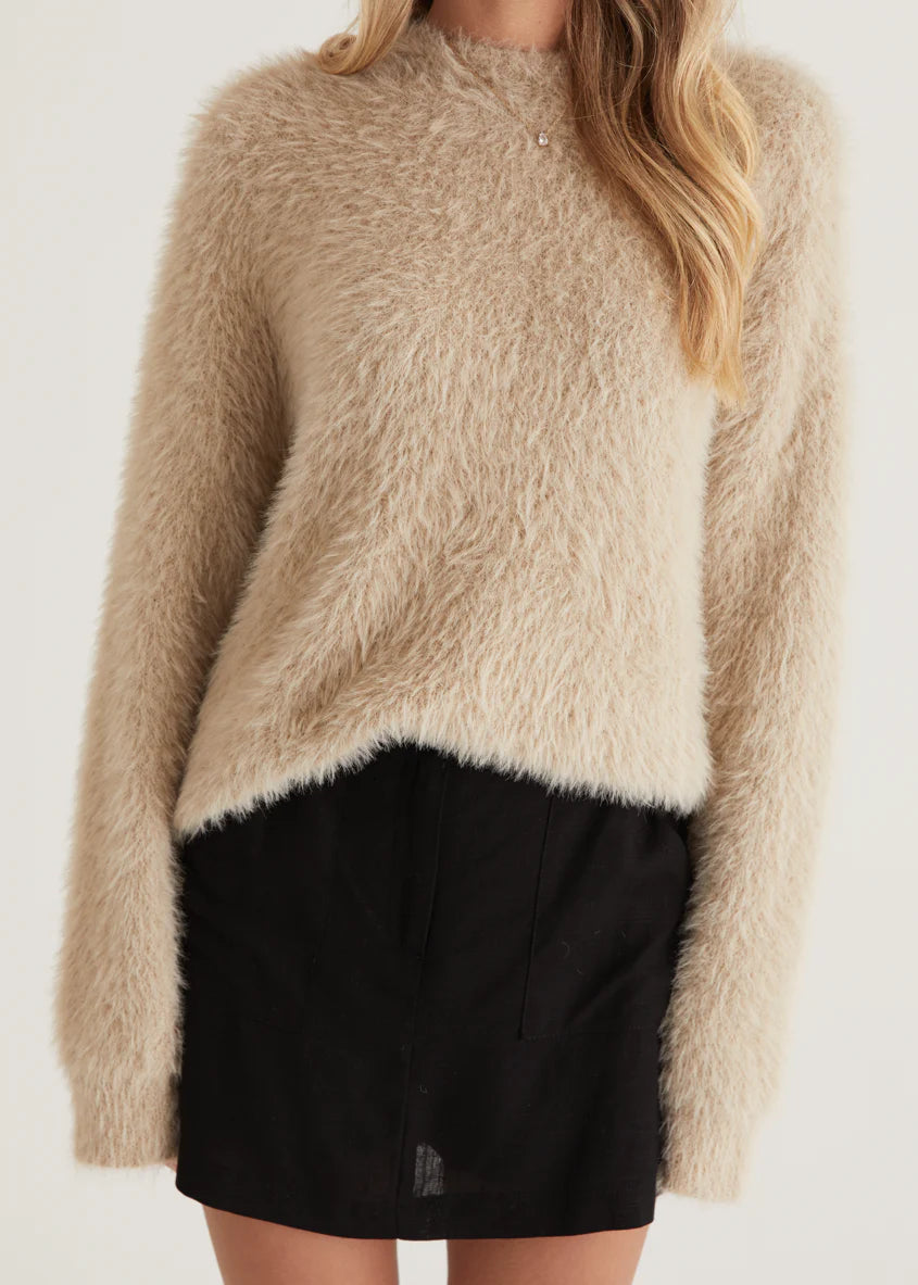 Philly Fluffy Sweater - Oat