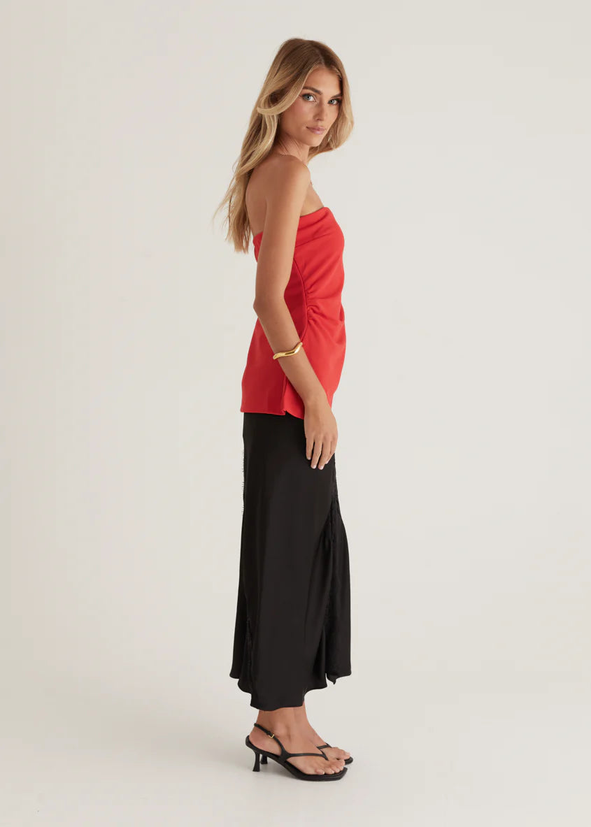 Kimili Strapless Top - Red