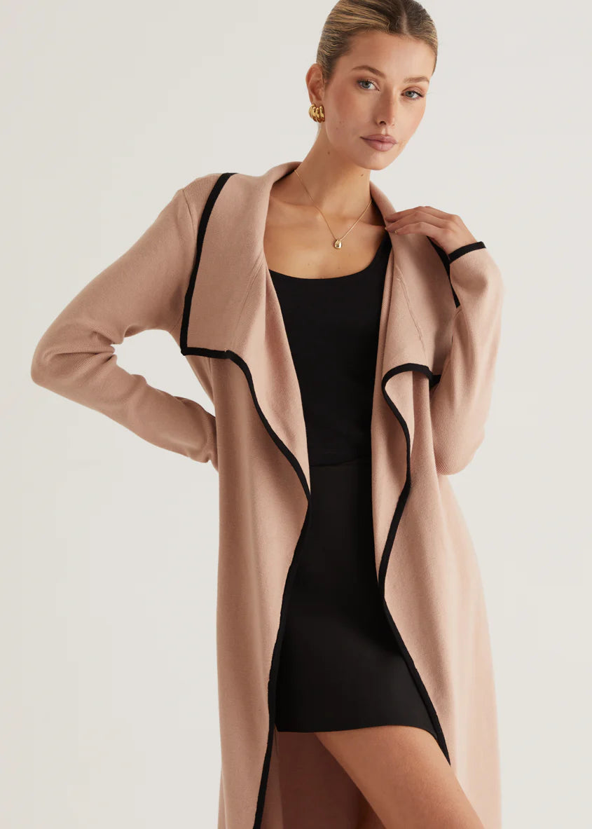 Portland Knit Coat - Camel