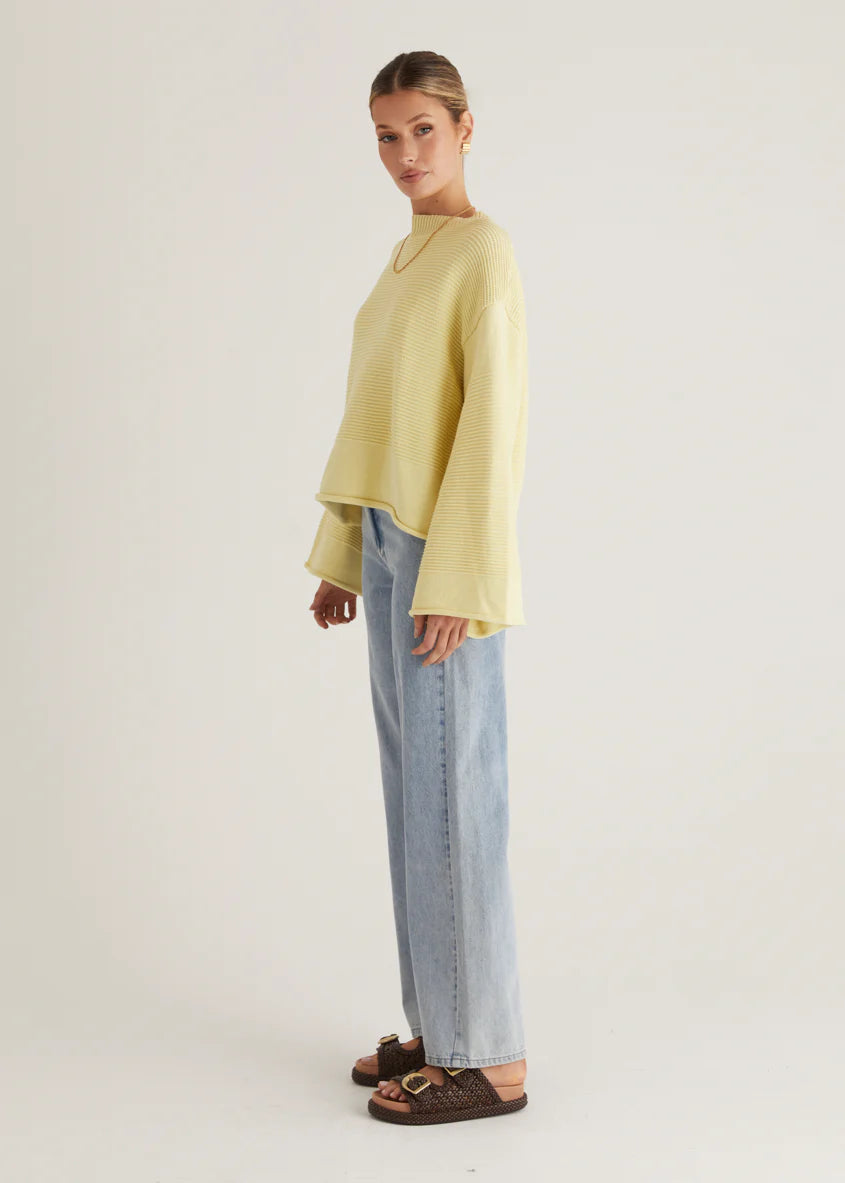 Marsielle Sweater - Lemon