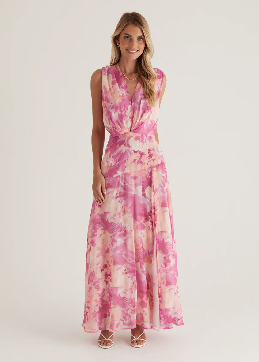 Amoureux Maxi Dress - Pink Ziah