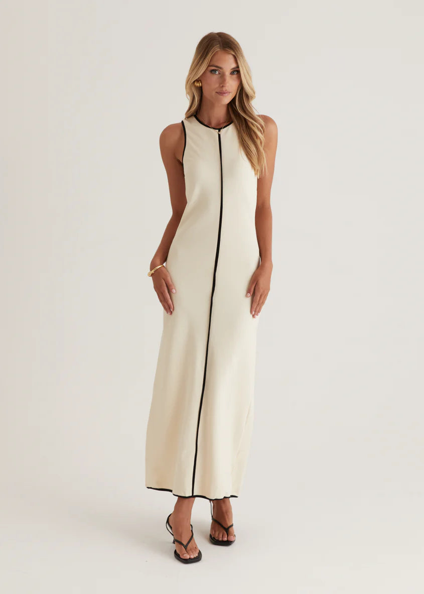 Cedar Maxi Dress - Beige