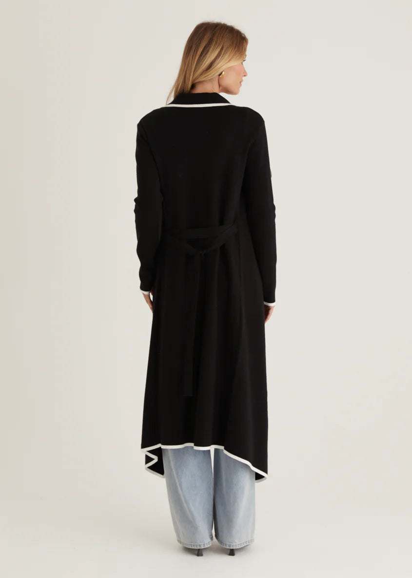 Portland Knit Coat - Black