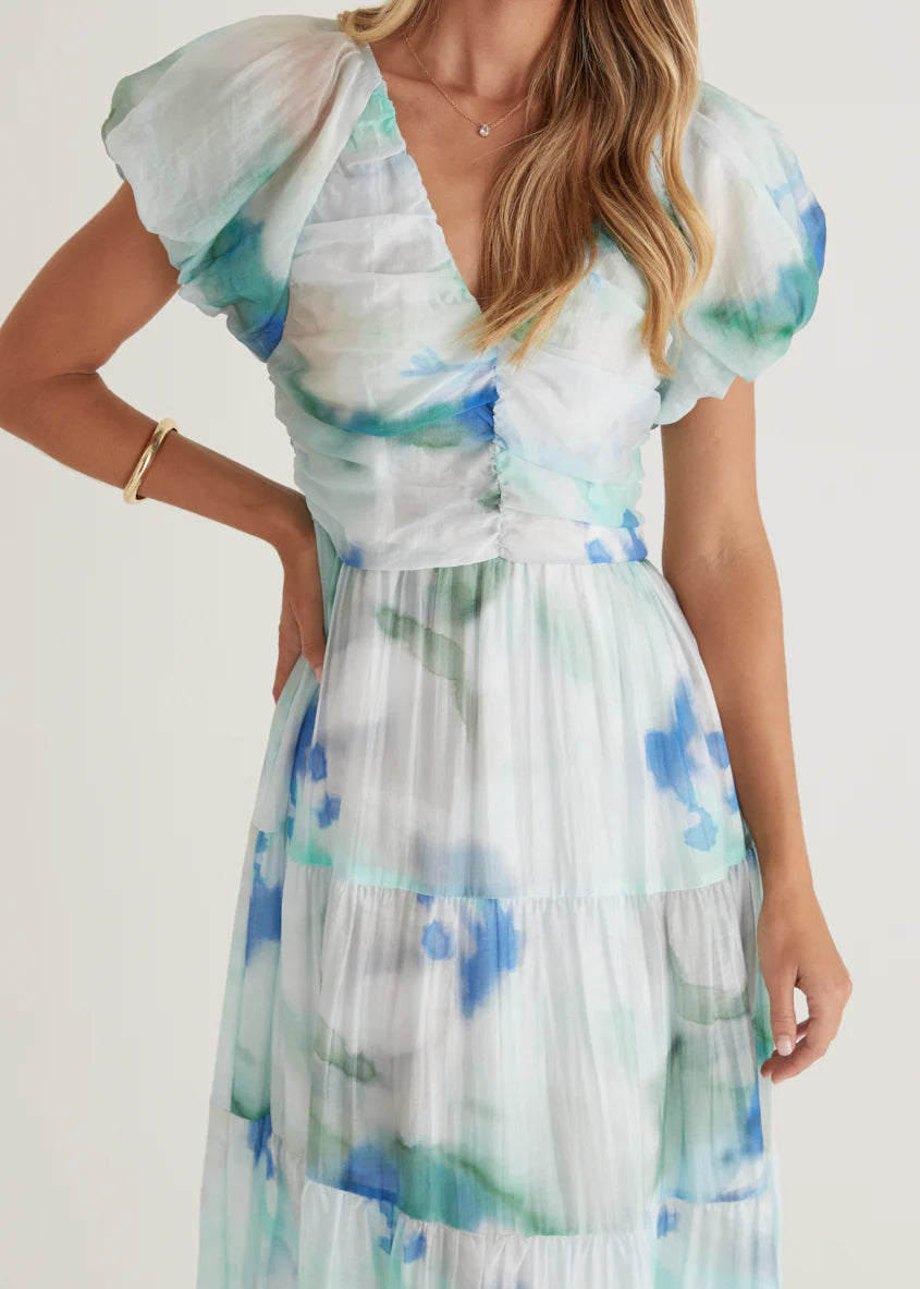 Sahnee Maxi Dress - Mint Haze