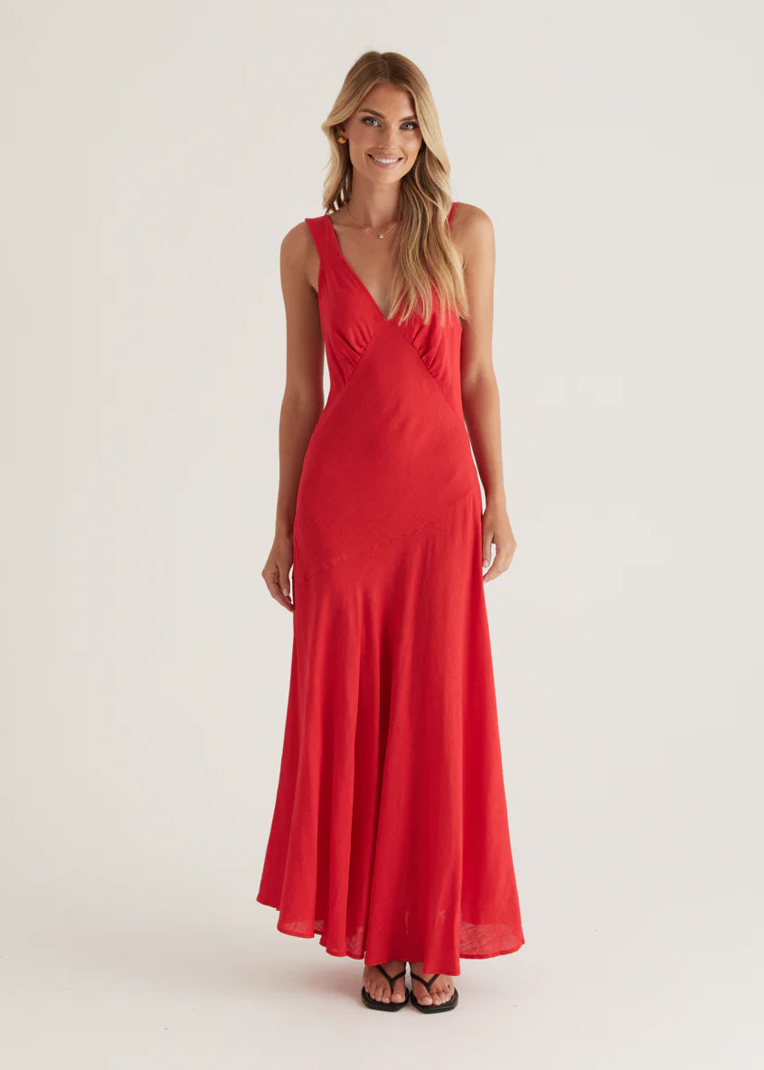 Orabelle Maxi Dress - Red