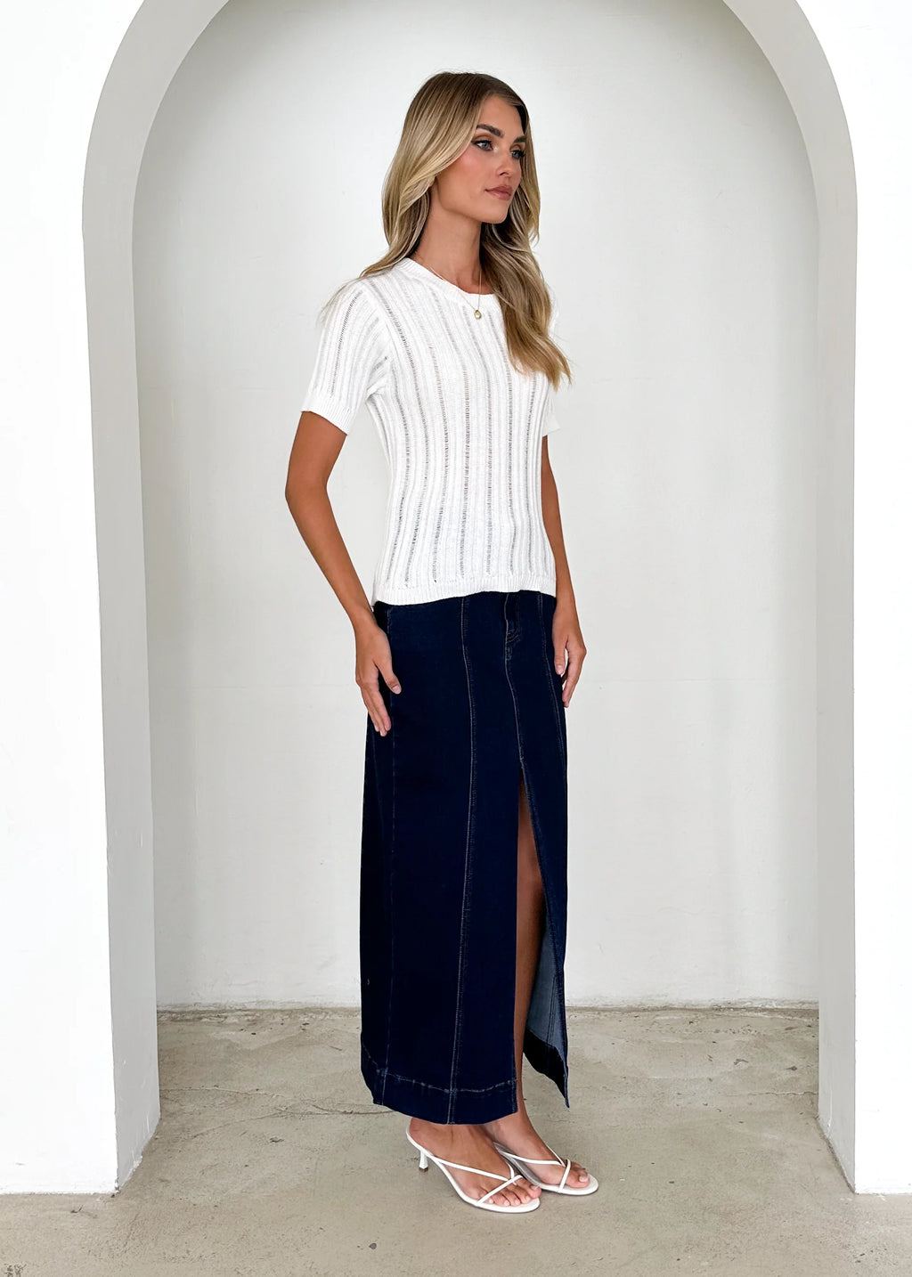 Sanoma Knit Top - Off White