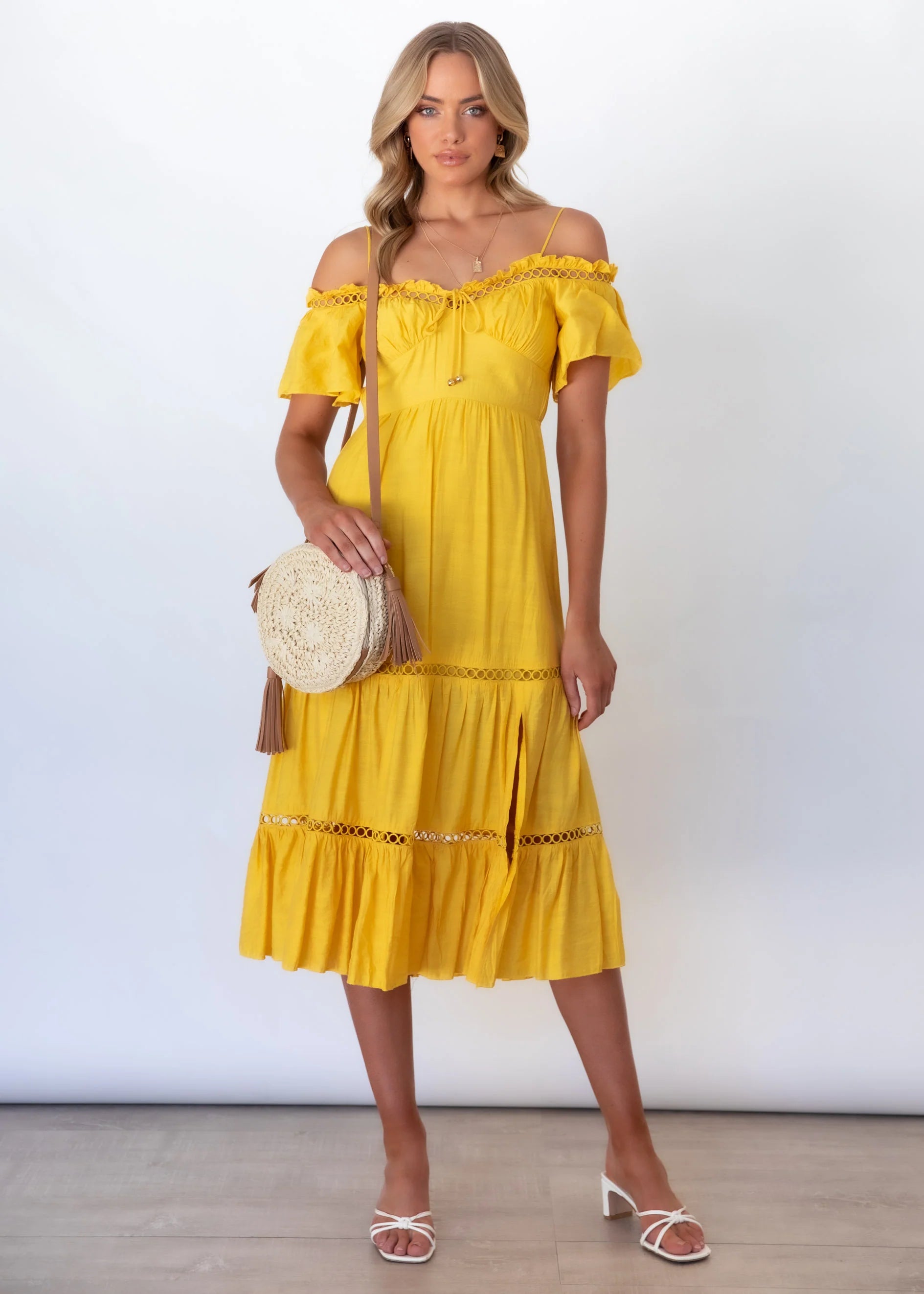 Fools Love Midi Dress - Sunshine
