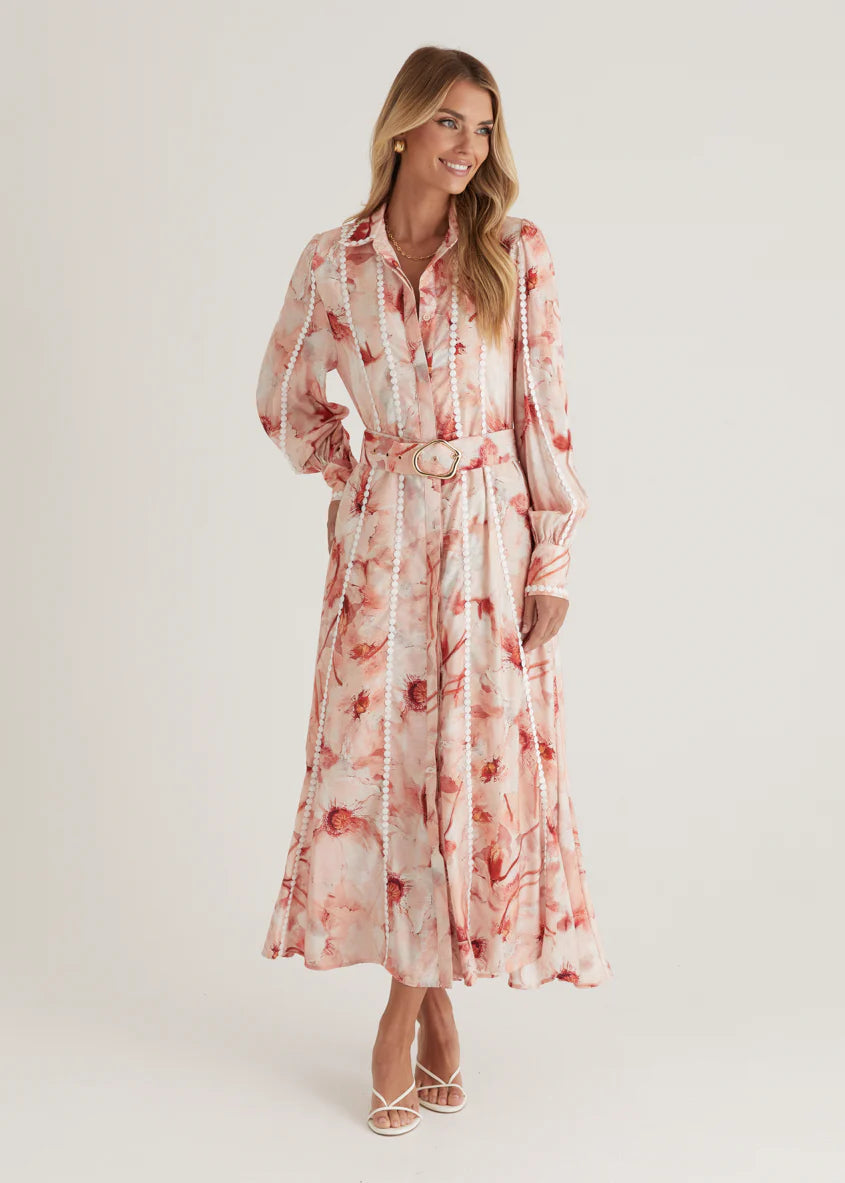 Starlet Maxi Dress - Blush Floral