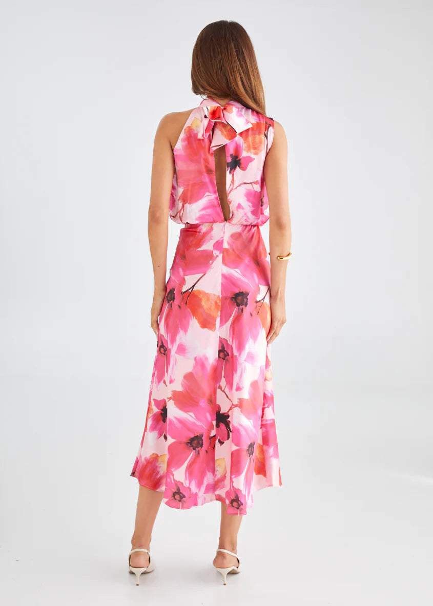 Joiss Maxi Dress - Raspberry Floral