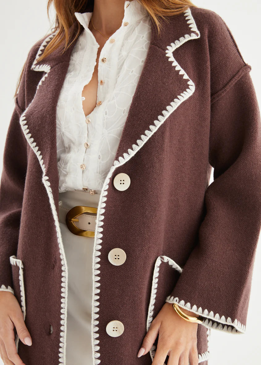 Harlo Cardigan - Espresso