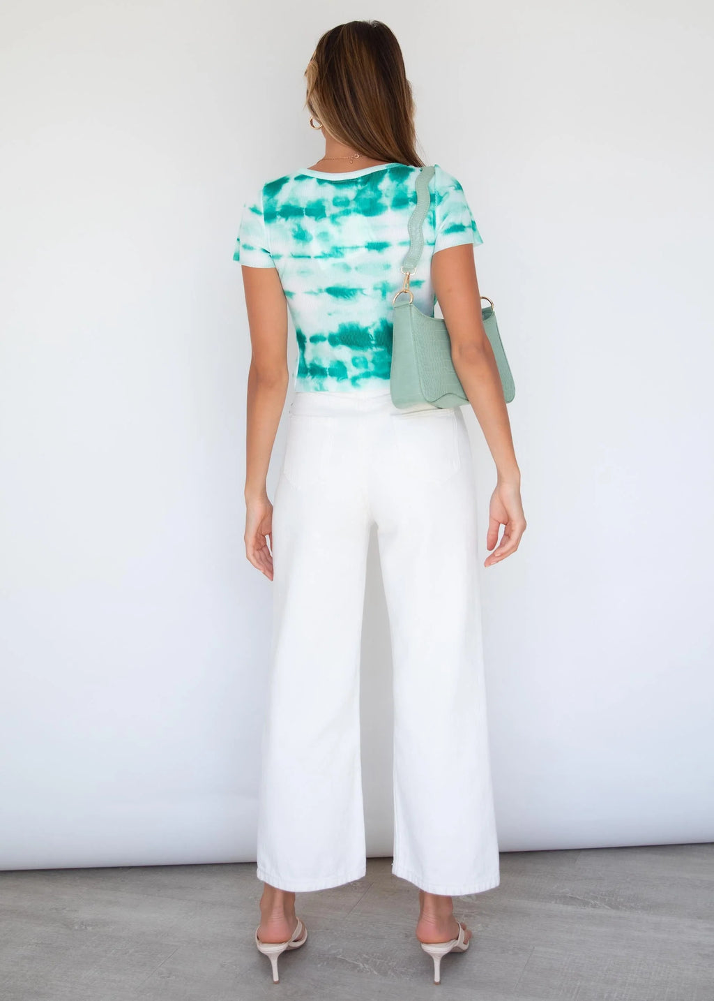 Ziggy Tie Tee - Teal Dye