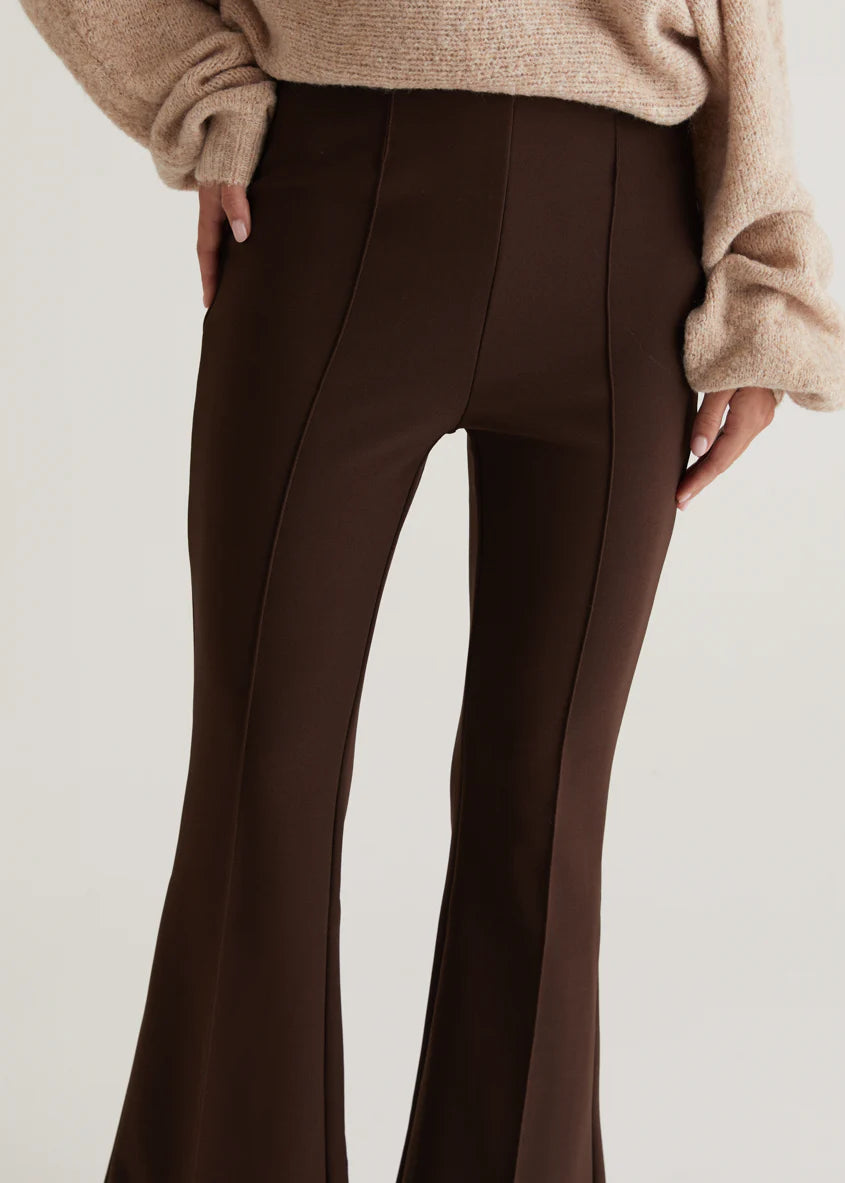 Turin Stretch Pants - Chocolate