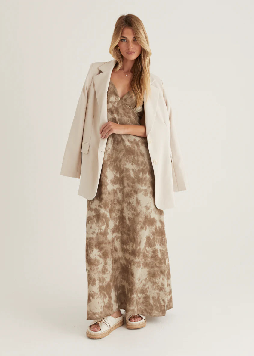 Emery Maxi Dress - Walnut