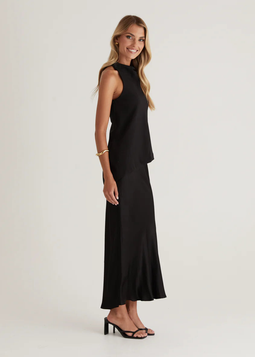 Vera Maxi Skirt - Black