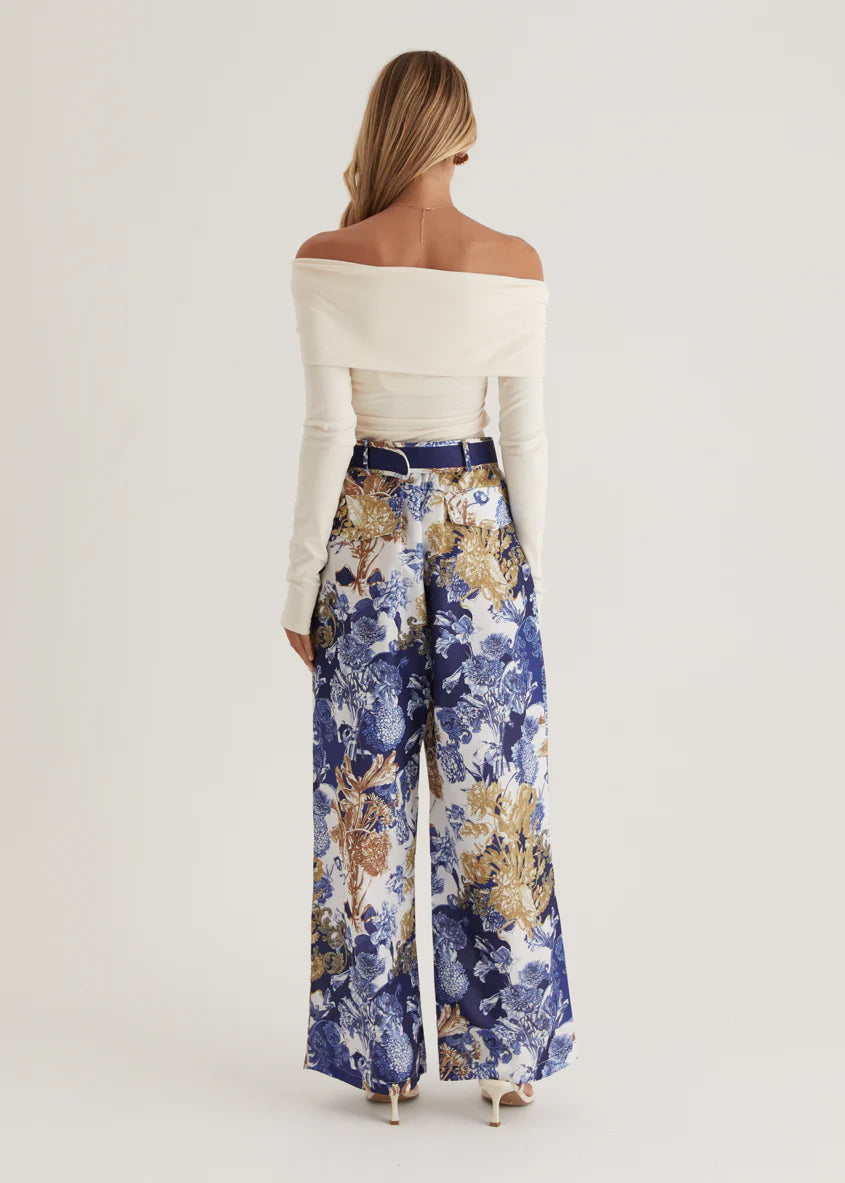 Tethroe Pants - Navy Chateau