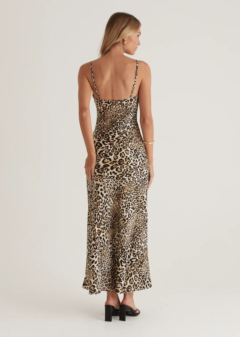 Jaguar Maxi Dress - Leopard