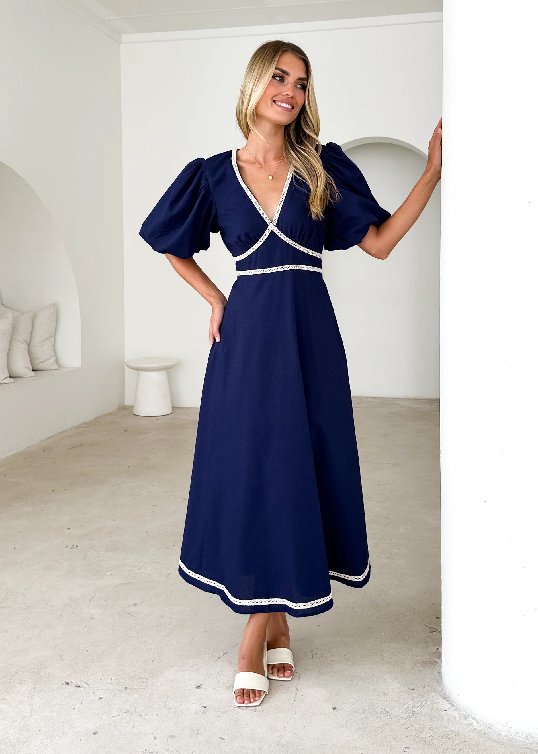 Ellodie Maxi Dress - Navy