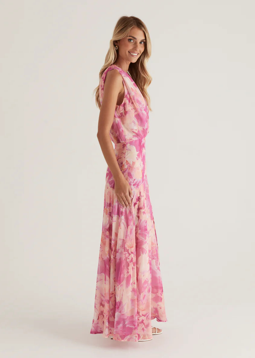 Amoureux Maxi Dress - Pink Ziah
