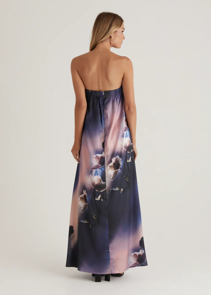 Claudia Strapless Maxi Dress - Orchid