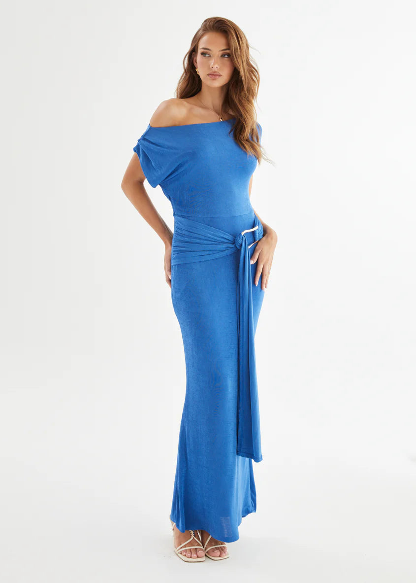 Chantelle Drop Shoulder Maxi Dress - Cobalt