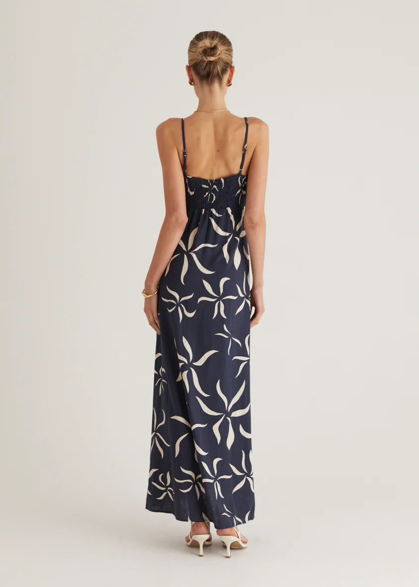 Cavalier Maxi Dress - Navy Ayana