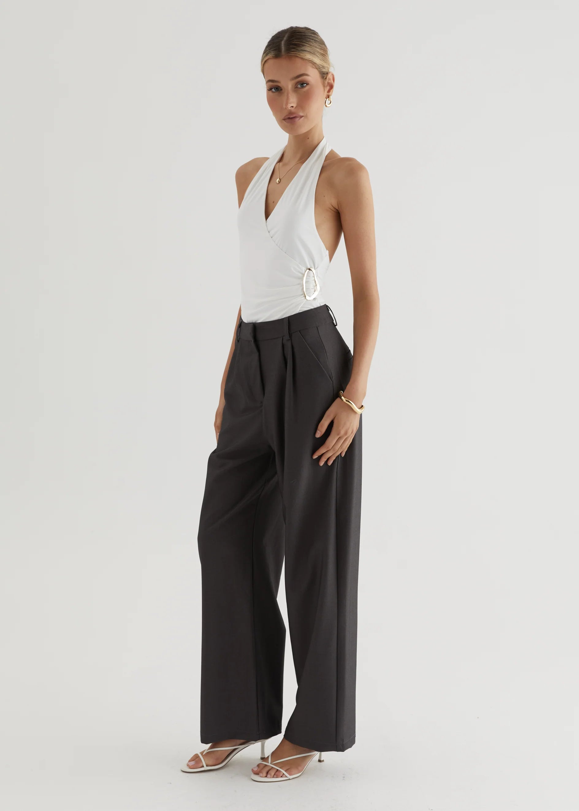 Marbella Pants - Charcoal