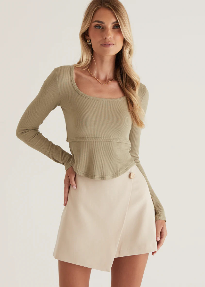 Dulter Top - Khaki