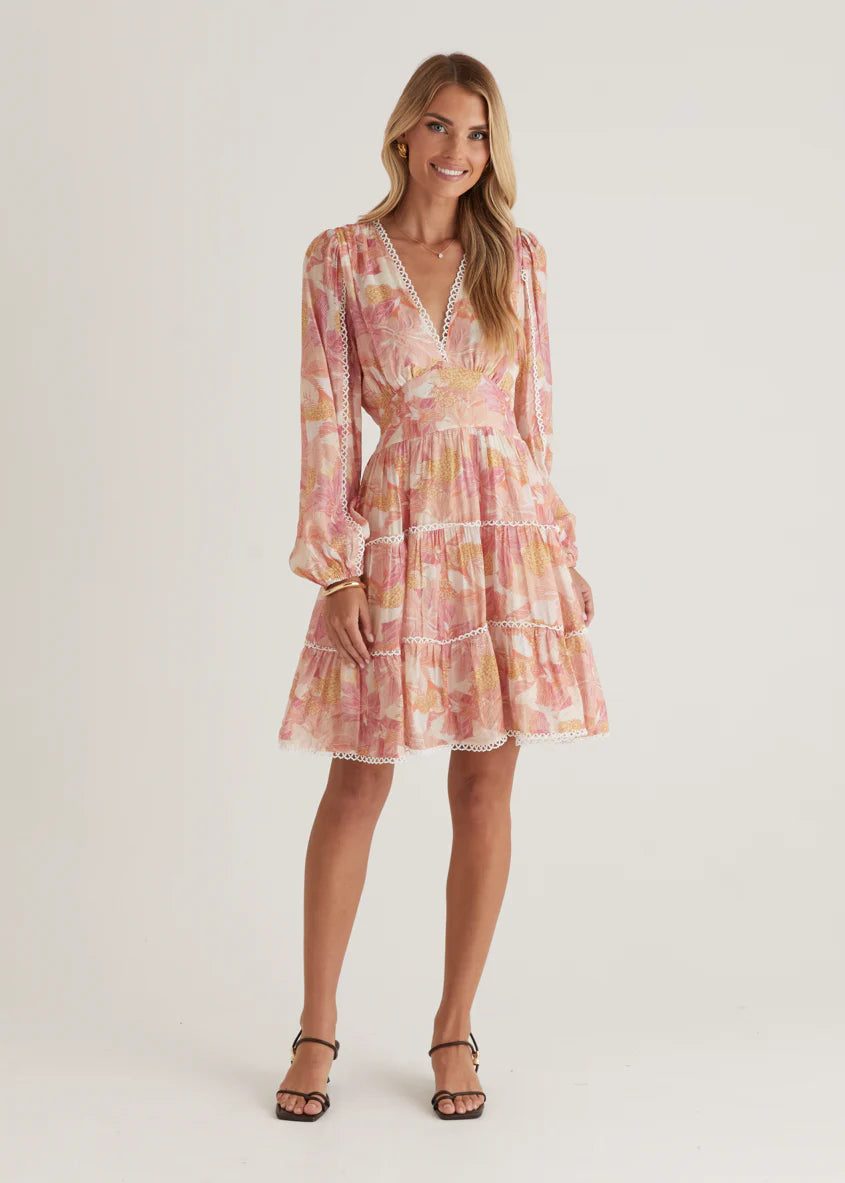 Palomar Dress - Blush Floral